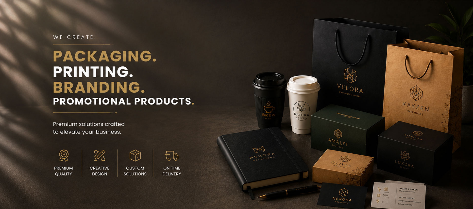 We Create Packaging, Prininting, Branding, Promotion Products